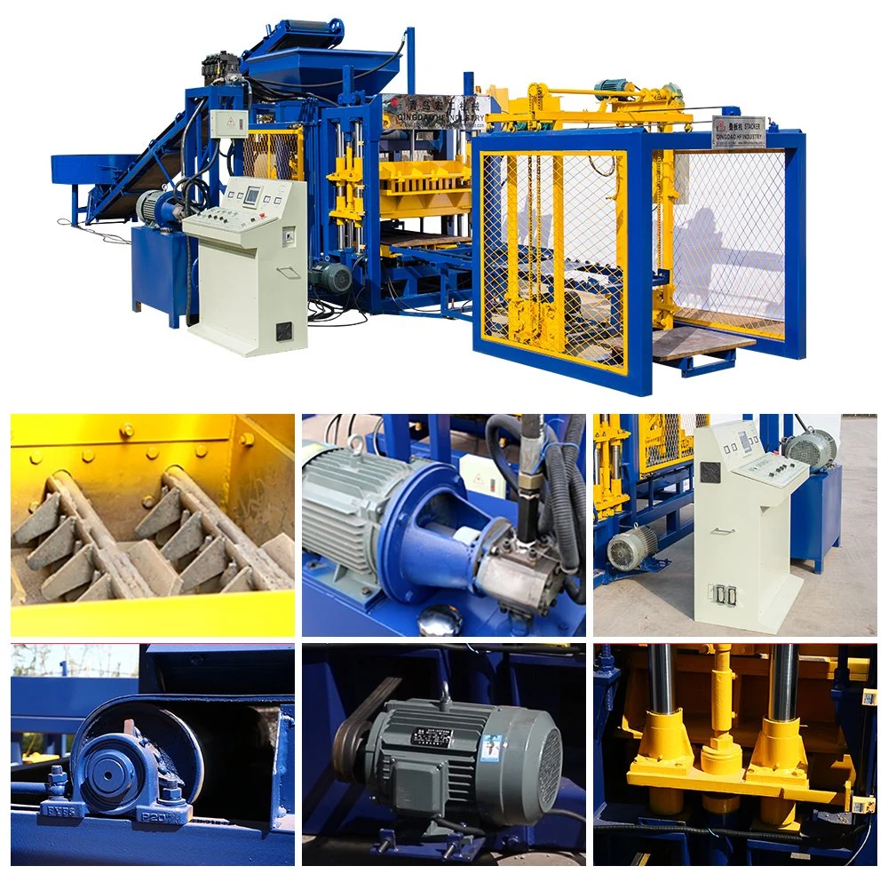 Automatic Hydraulic Used Qt4-16 Concrete Building Hollow Block Brick Making Machine